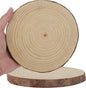 KINJOEK 12 PCS 6-7 Inch Natural Wood Slices by KINJOEK