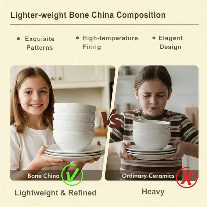 16 Piece Bone China Dinnerware Sets - Image 3