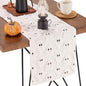 White Ghosts Halloween Table Runner Seasonal Autumn Kitchen Dining Table by MOSTOP