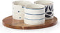 Lenox Blue Bay 4-Piece Snack Bowl & Tray Set, 2.10 LB by Lenox