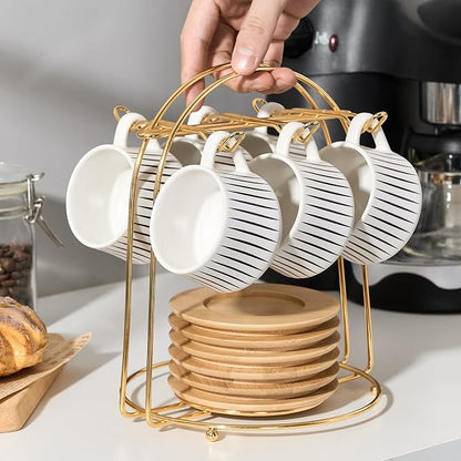 LUKA Ceramic Coffee Espresso Cups - Image 6