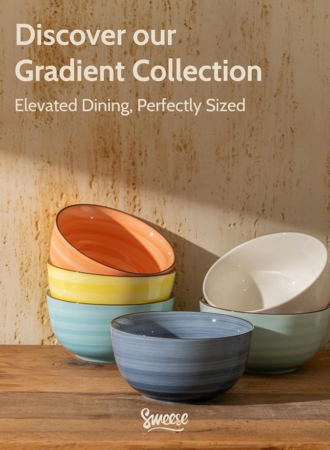 Sweese 4 Oz Porcelain Bowls Set - Image 8
