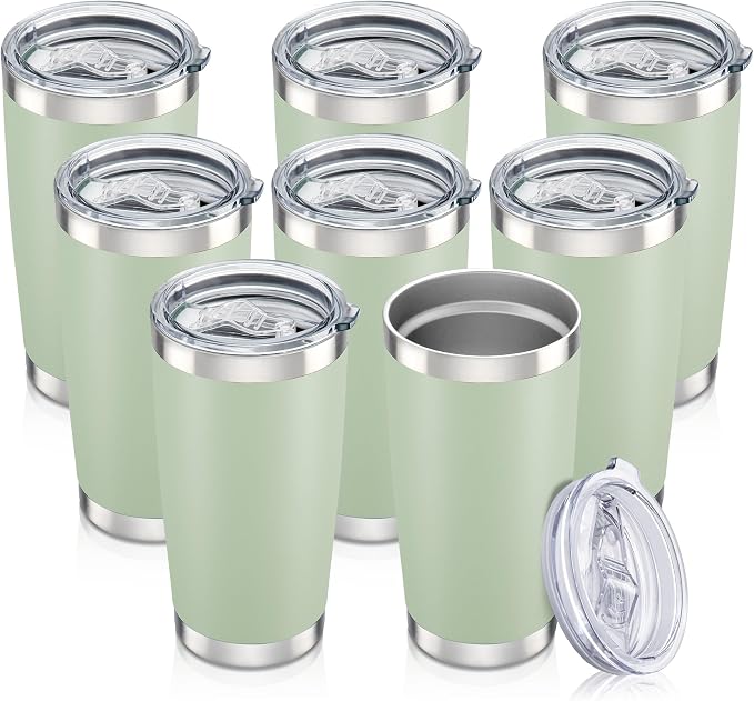 20 oz Tumbler with Lid Stainless Steel Insulated Tumblers Bulk Cups Mug | by Orebigo