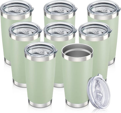 20 oz Tumbler with Lid Stainless Steel Insulated Tumblers Bulk Cups Mug | by Orebigo