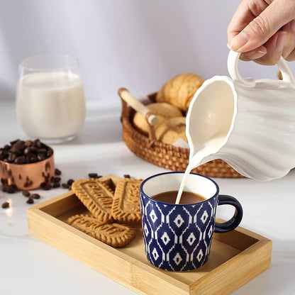 Selamica Ceramic 3.5 Oz Espresso Cups, Espresso Mugs 2.5 Inch Demitasse Cups - Image 4