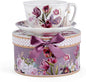 STP GOODS Bone China Tea/Coffee Cup and Saucer in Gift Box Fine Bone China by STP-Goods