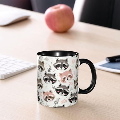 Raccoon Coffee Mug 11 Ounce Mugs Ceramic Tea Cup Drinking Water Cups | Novelty - Image 7