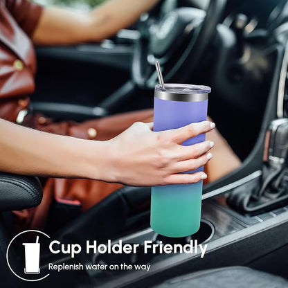 Volhoply 4 Pack Skinny Tumblers - Image 4