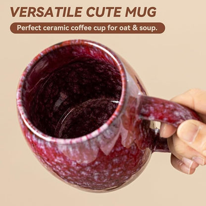 Sakura Nebula Ceramic Coffee Mug - 14 oz Unique Mug - Image 6
