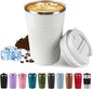 Vacuum Insulated Stainless Steel Travel Coffee Mug, Leak Proof Cup by SPLMIFA