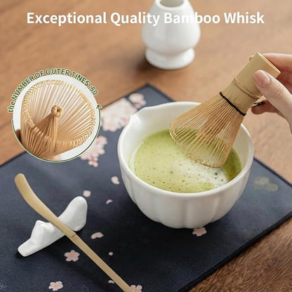 8 Pcs Matcha Whisk Set, HTRCXB Matcha Set - Image 6