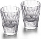 KAMMAK Crystal Whiskey Glasses Set of 2, Handcrafted 6.09oz Old Fashioned Glasses Stemless, Luxury Cocktail Glasses, Hand Blown Scotch Cup for Women, Men Gift for Rocks, Bourbon, Bar Barware