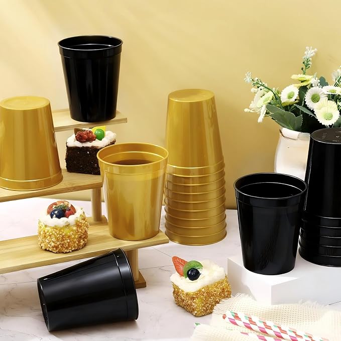 Yungyan 50 Pack 16 oz Stadium Cups Reusable Plastic Cups Blank Drink Stadium - Image 6