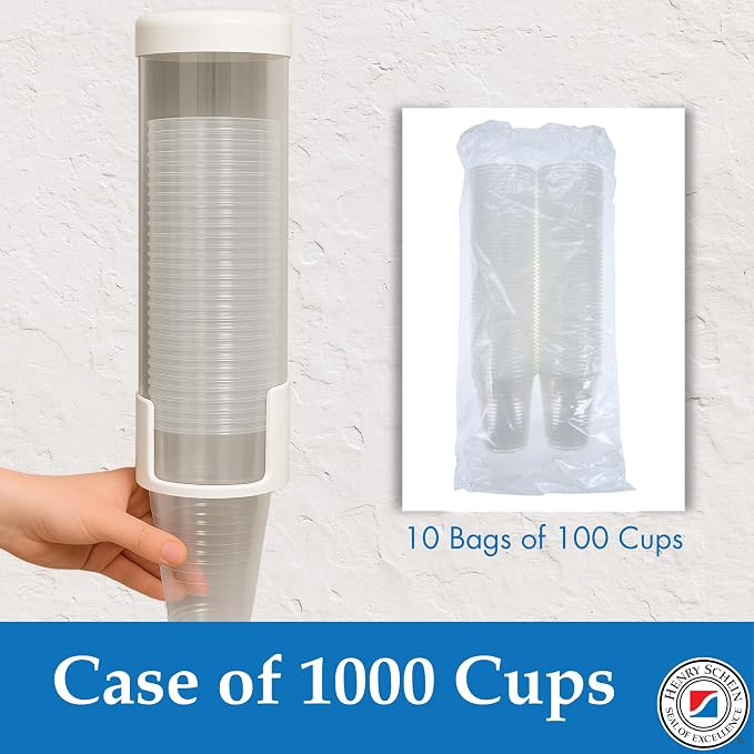 Henry Schein 5 Oz Plastic Disposable Dental Cups, 1000 Ct | Embossed Grip - Image 5