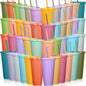 Honeydak 60 Pack Tumbler with Straw and Lid Bulk Cups by Honeydak