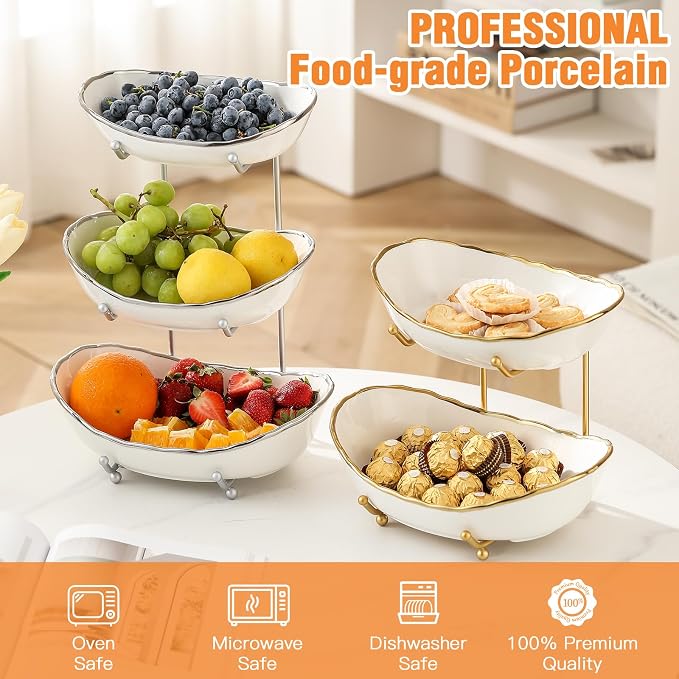 Ceramic Fruit Bowl for Kitchen Counter - Image 2