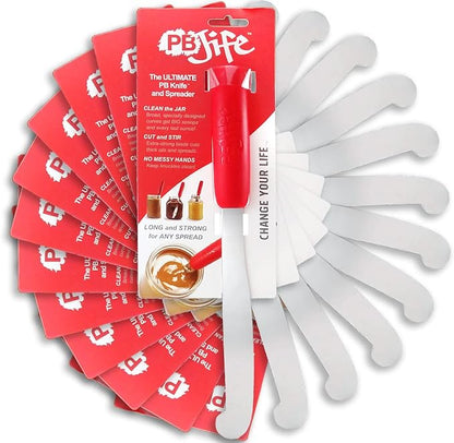 PB-JIFE! The Ultimate PB knife. Stir, and clean the BIG Jars by PBJIFE