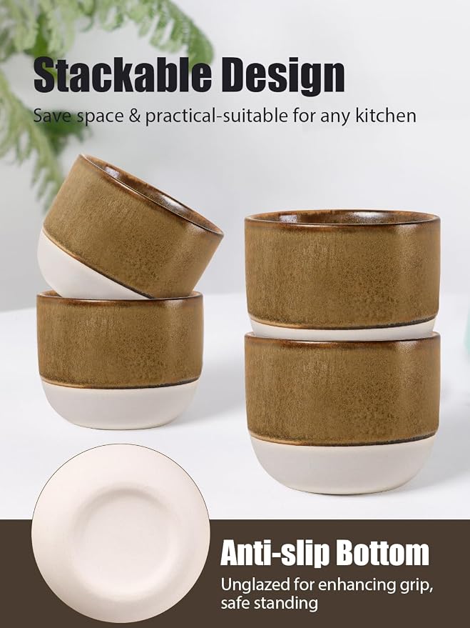 INGOFIN Ceramic Espresso Cup Set - Image 4