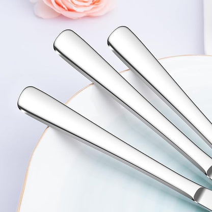 24 Pieces Butter Knives Set - 9 Inches Butter Knife, Food Grade Stainless Steel Dinner Knives Set, Mirror Polished Knife Silverware for Home, Restaurant, Kitchen, Dishwasher Safe