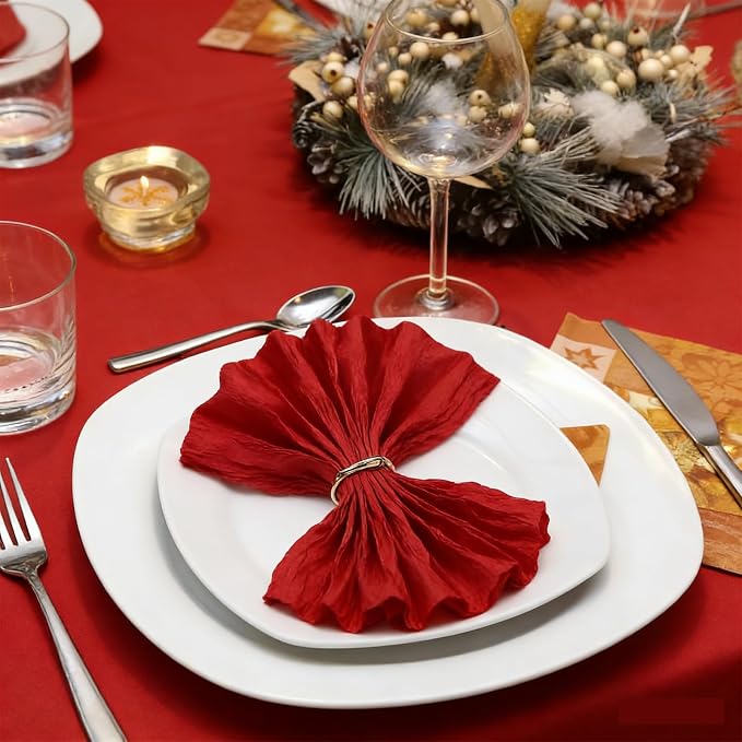 12Pcs Gold Infinity Knot Napkin Rings, Metal Decorative Napkin Holders - Image 5