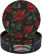 Vintage Romantic Red Roses Coasters by KiuLoam