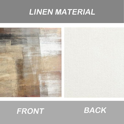 Beige and Gray Placemats Set of 4 Abstract Art Place Mats Indoor Modern Table Placemats Washable Wipeable Waterproof Heat Resistant Kitchen Place Mats for Dining Tables, 18 X 12 Inch