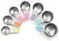 Spring Chef Magnetic Stainless Steel Measuring Cups Set of 7, Pastel | Patented by SpringChef