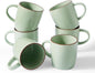 famiware Mercury Coffee Mugs 13 oz, Coffee Mugs Set of 6 by Famiware