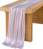 Ling's Moment 14Ft Light Purple Table Runner, Wedding Chiffon Table Runners | by LingsMoment