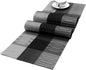 SHACOS Woven Vinyl Table Runners PVC Table Runners 12 x 36 inch Wipe Clean by SHACOS