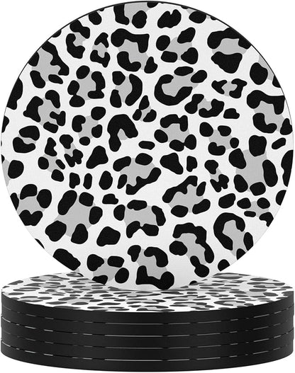 Coasters for Drinks, Kitchen Home Decor Housewarming Gift, Round 4 in by Nipichsha