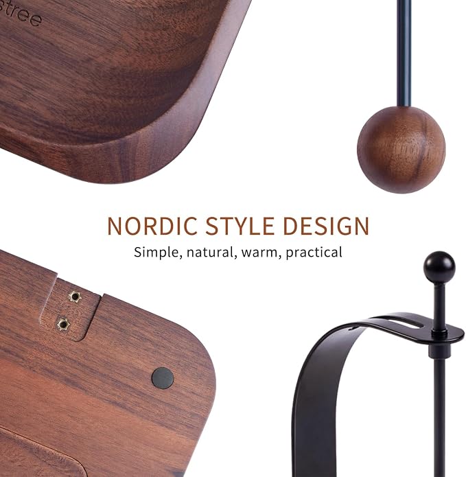 Black Walnut Wooden Napkin Holder - Image 3