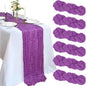 6 Pack 10Ft Purple Cheesecloth Table Runner 23 x 120 Inch | Gauze Rustic Boho by CKIKU
