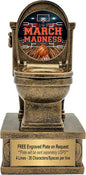 Decade Awards Action Pedestal Gold Toilet Bowl Trophy with Optional Inserts - Custom Engraved Plate On Request (7 Inch Tall)