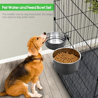 2 Pcs Large Dog Food Water Bowl - Image 3