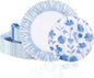 U-QE 50Pcs Blue Plastic Plates by U-QE