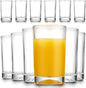 Mfacoy Small Juice Glasses Set of 6, 5.5-ounce Glass Cups, Heavy Base Small by Mfacoyisalifestylebrand