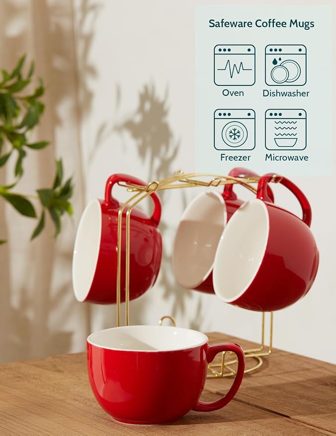 Teocera 16oz Large Coffee Mugs Set of 4 - Image 2