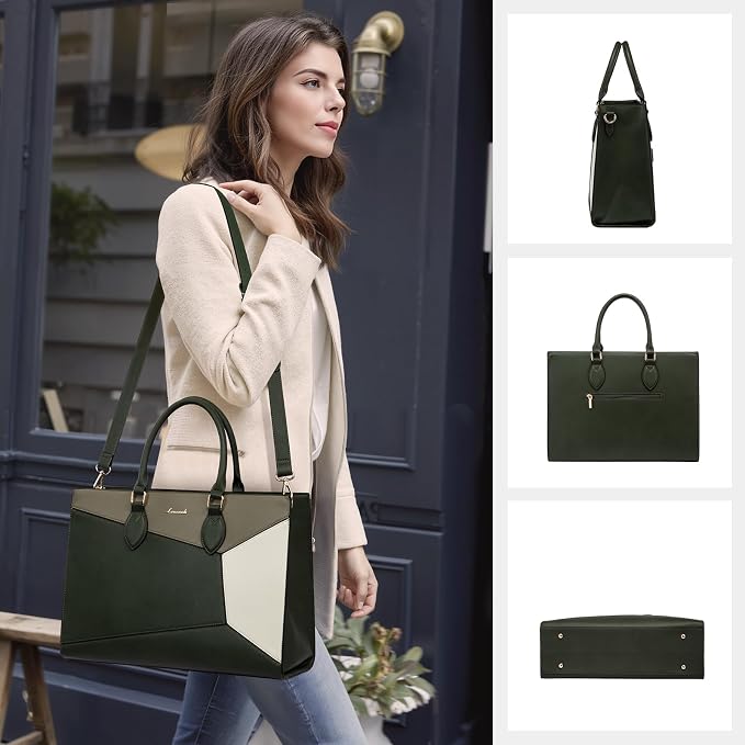 LOVEVOOK Laptop Tote Bag for Women Work Travel, Stylish Teacher Bag Purse - Image 7