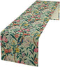 William Morris Floral Table Runner, Birds Butterflies and Bees Botanical Flower by Yearn+Jear