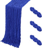 3 Pack Royal Blue Cheesecloth Table Runner, 17 x 108 Inch, Gauze Cheese Cloth by Yorcari