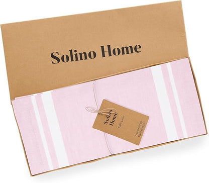 Solino Home 100% Pure Linen Table Runner, 14 x 48 in - Image 6