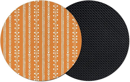 Vintage Bohemia Coasters Set of 2, Absorbent Coasters by Unknown