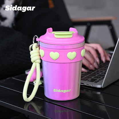 SDGA+ 12 oz Travel Coffee Mug Spill Proof Leak Proof, Stainless Steel Thermal - Image 4