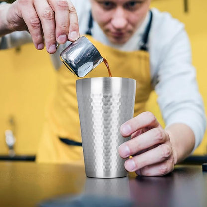 Beasea Stainless Steel Cups 15 oz, 4 Pack Large Stackable Stainless Steel - Image 6