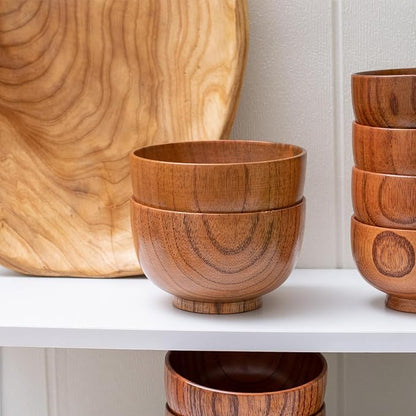 Handmade Wood Bowl, for Rice, Decoration - Image 8