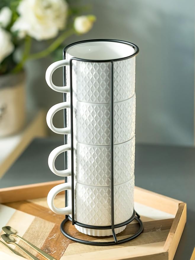 LYEOBOH Stackable Coffee Mugs - Image 5