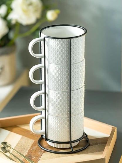 LYEOBOH Stackable Coffee Mugs - Image 5