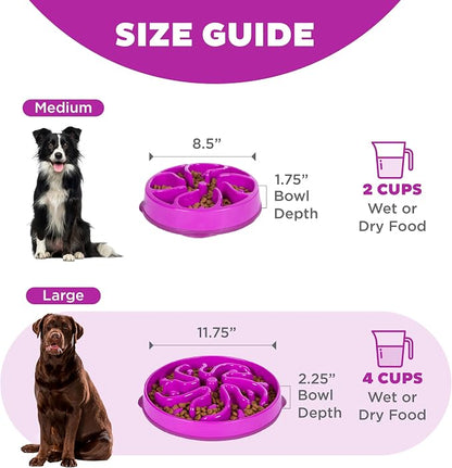 Outward Hound Fun Feeder Slo Bowl – Large 4‑Cup Capacity, Slow Feeding - Image 5