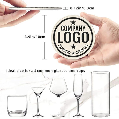 Custom Leather Coasters with Logo - Image 8